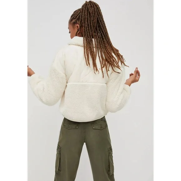 Anthropologie Skye Sherpa Jacket NWT XL - Picture 2 of 11